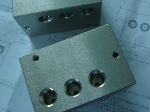 Grinding surface of precision machining parts