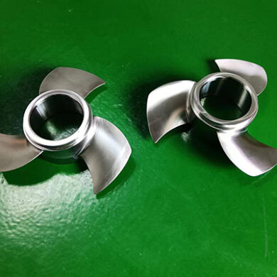 Propeller-5 axis cnc machining parts