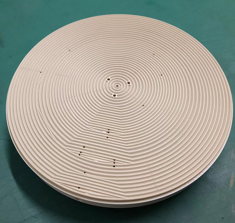 Unfilled PEEK 450G machined part