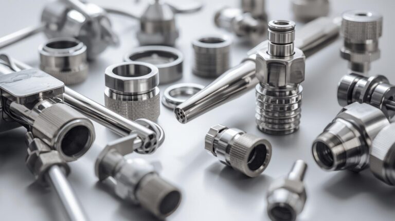 Stainless steel medical device componts