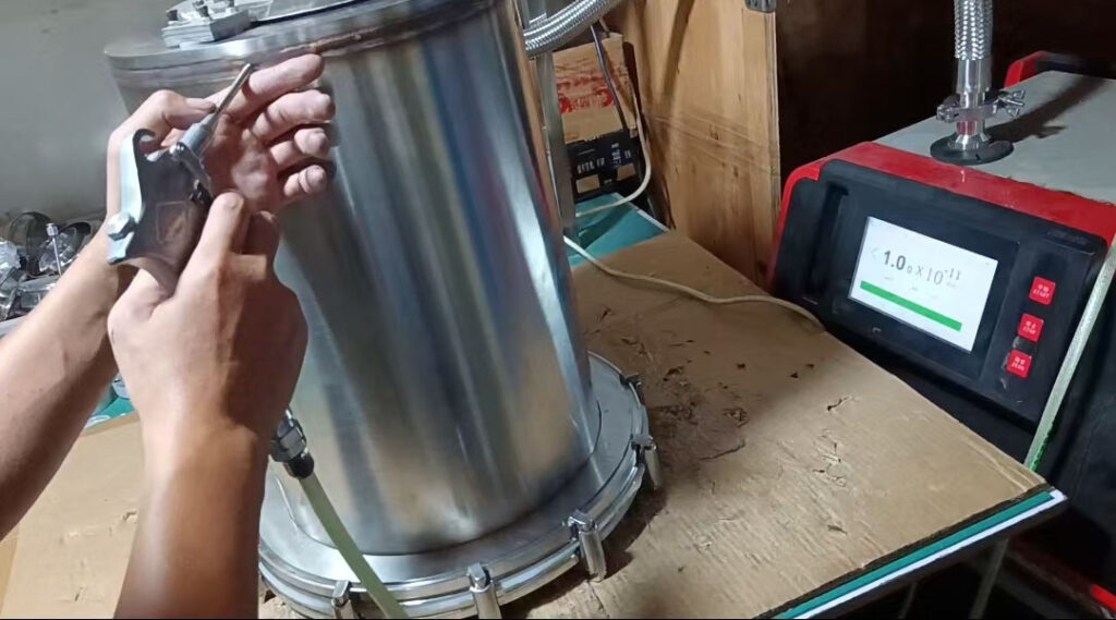 helium leak testing