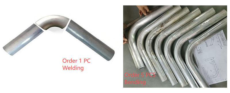 Bending tube process
